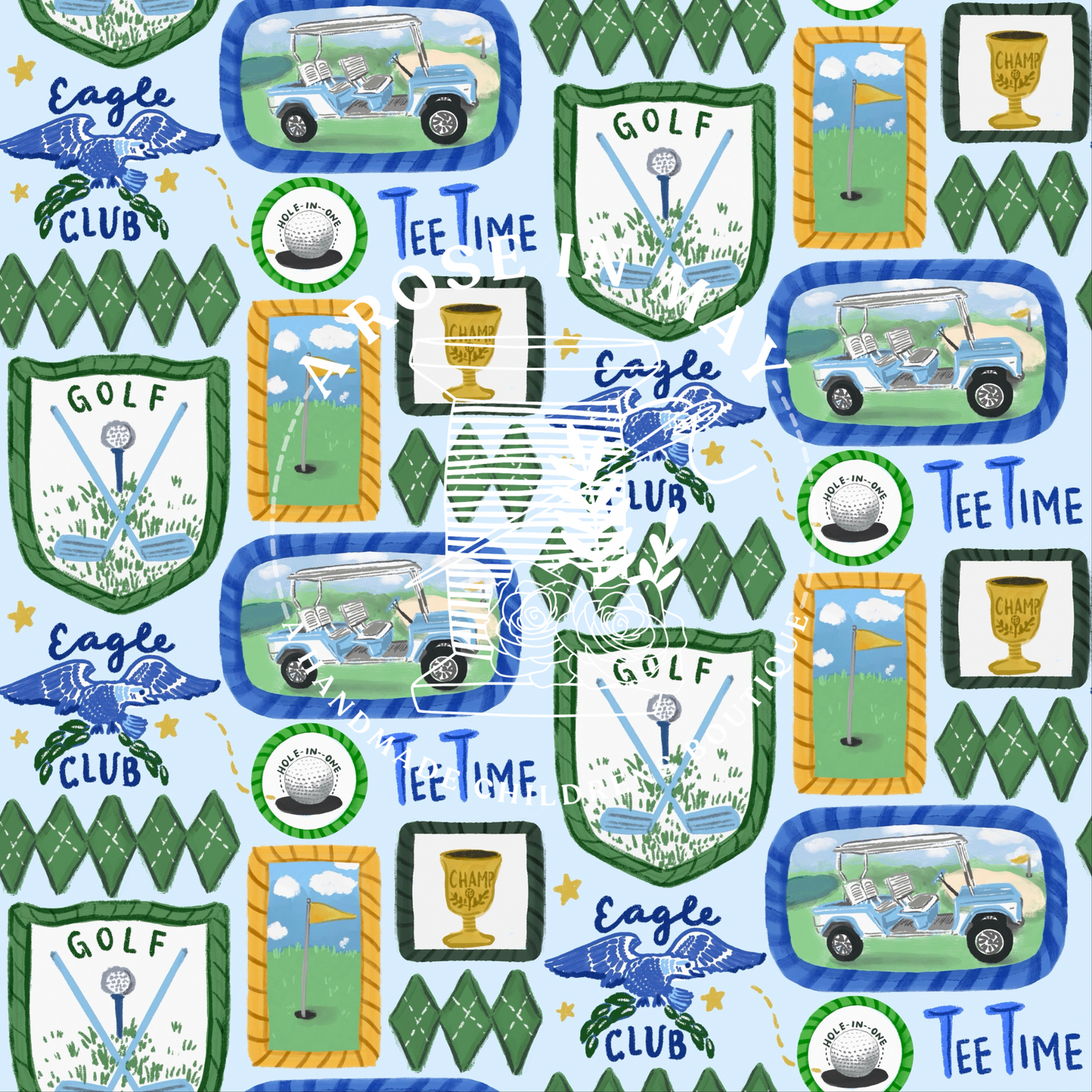 Tee Time Blue