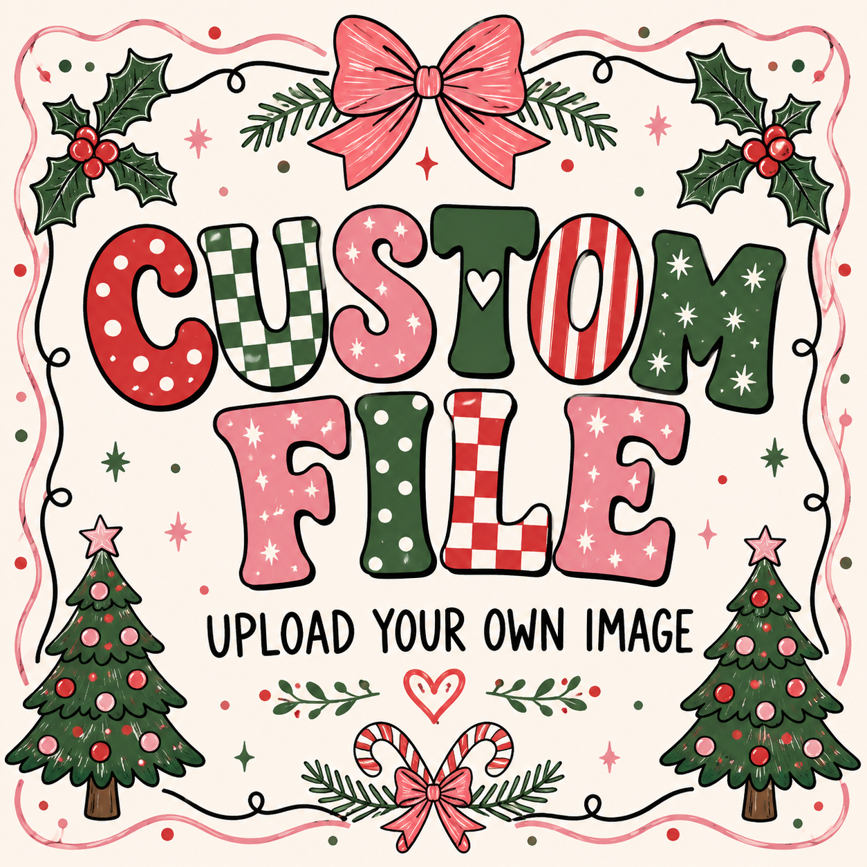 Custom - upload your own image - MUST BE SEAMLESS