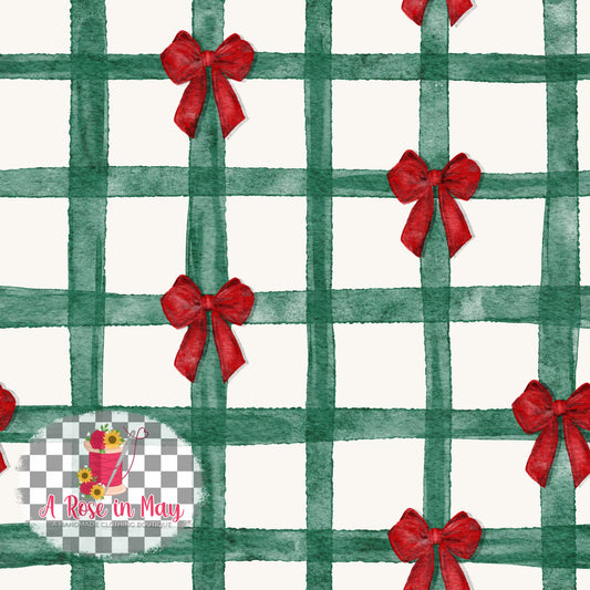 Red Bow Plaid