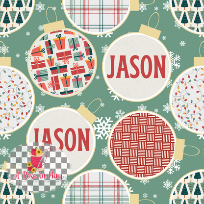 Christmas Ornaments Pajamas