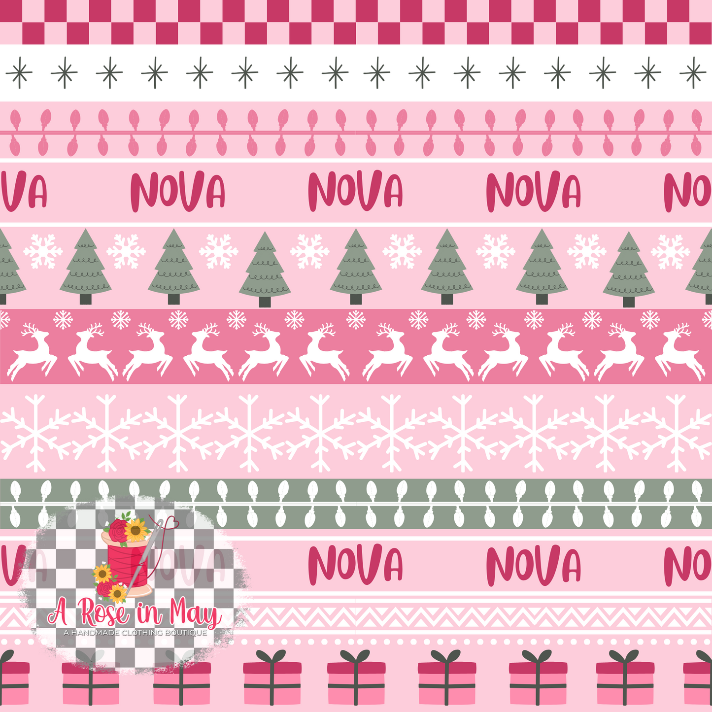 Christmas Sweater Reindeer Pajamas