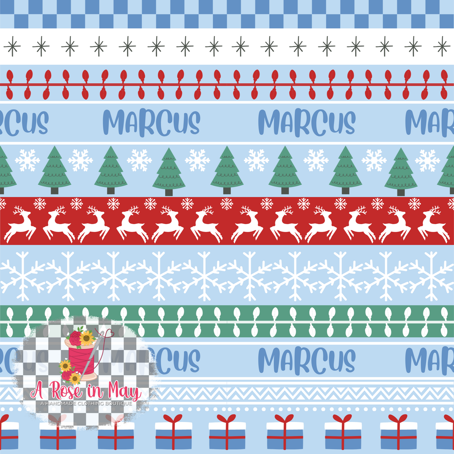 Christmas Sweater Reindeer Pajamas