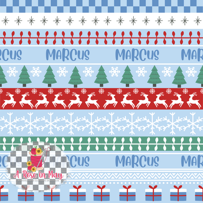 Christmas Sweater Reindeer Pajamas