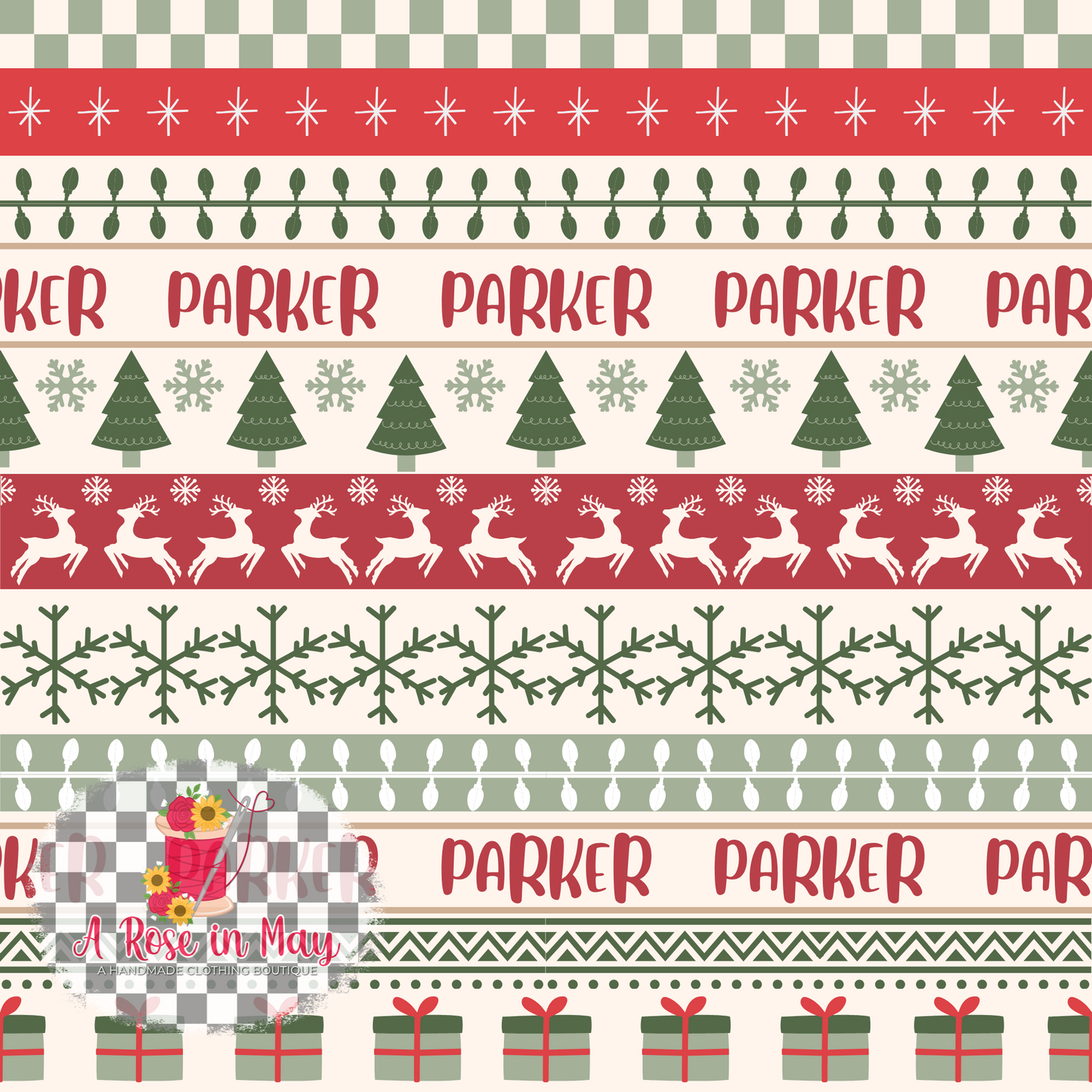 Christmas Sweater Reindeer Pajamas