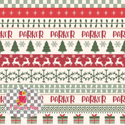 Christmas Sweater Reindeer Pajamas