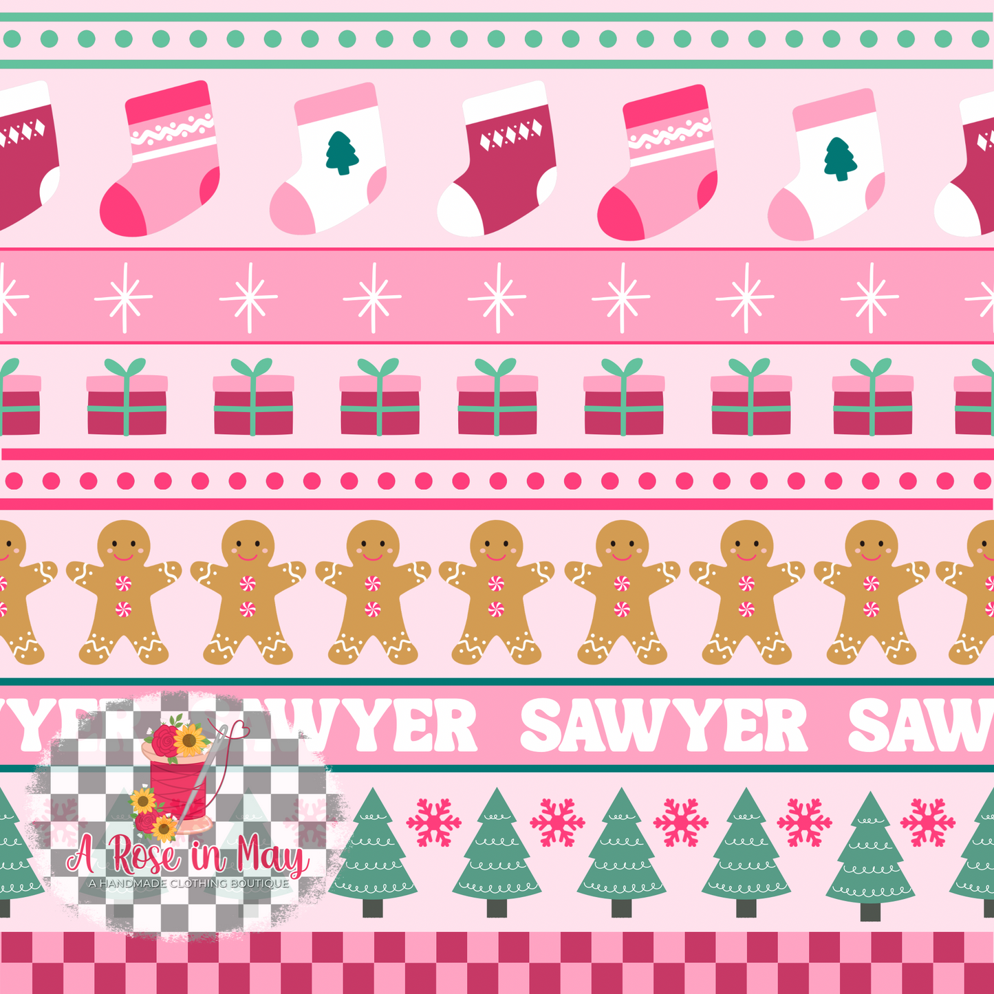 Christmas Sweater Gingerbread Pajamas