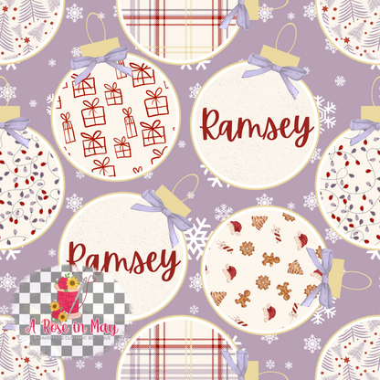 Christmas Ornaments Pajamas