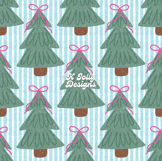 Bow Tied Evergreens