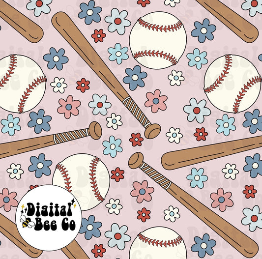 Floral Baseball