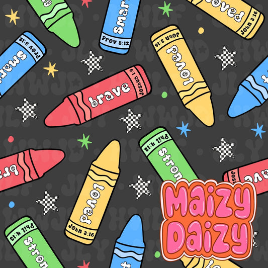 Scripture Affirmation Crayons