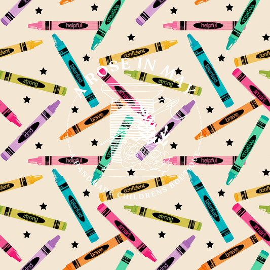 Affirmation Crayons Girly