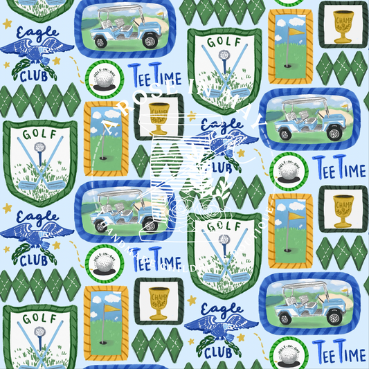 Tee Time Blue