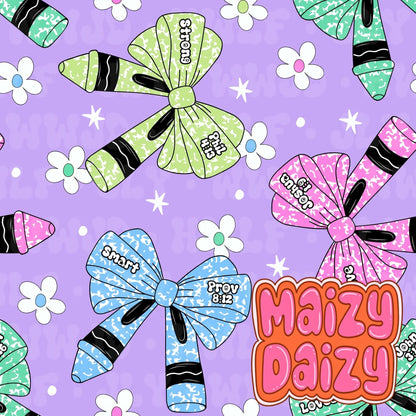 Girly Scripture Affirmation Bows