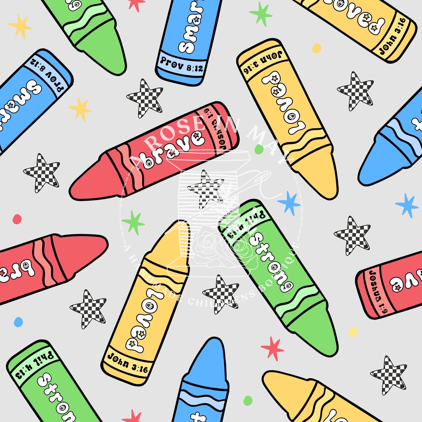 Scripture Affirmation Crayons