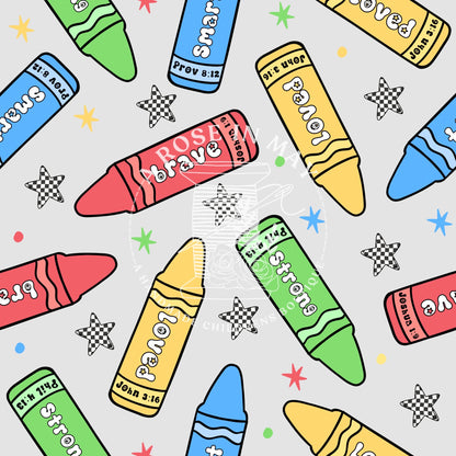 Scripture Affirmation Crayons